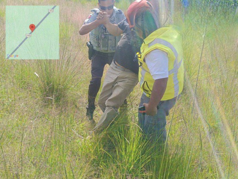 Rescatan a conductor amordazado en la Amozoc-Perote