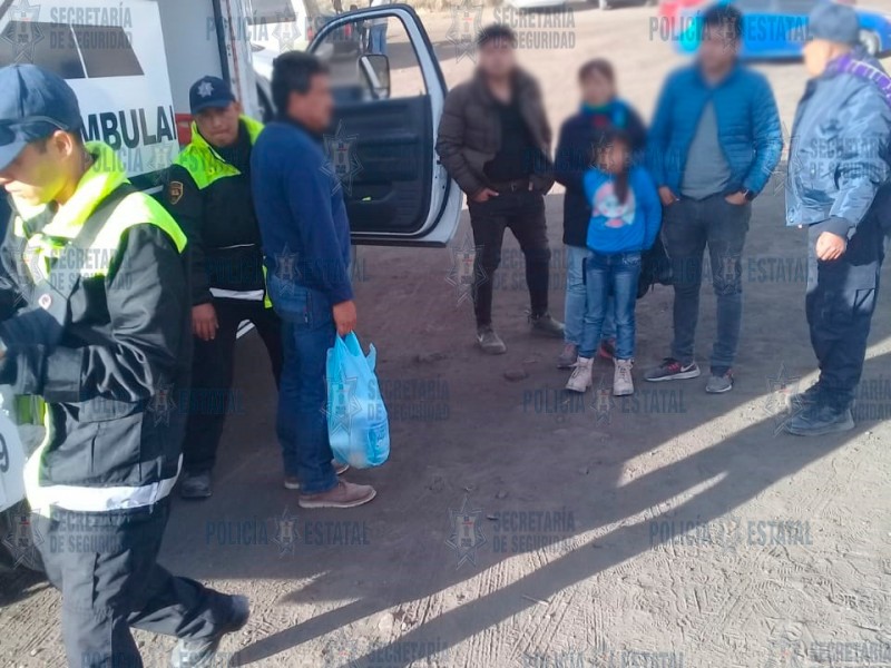 RESCATAN A FAMILIA EN EL NEVADO DE TOLUCA