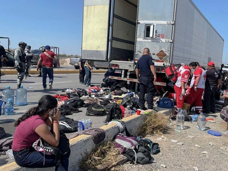Rescatan a más de 160 migrantes en Coahuila, fallece mujer