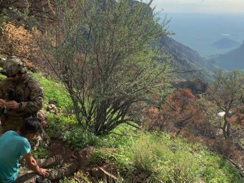 Rescatan a migrante de montañas Baboquivari