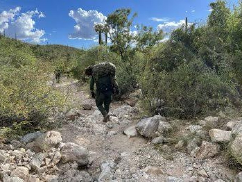 Rescatan a migrante perdida en montañas de Baboquivari,Arizona