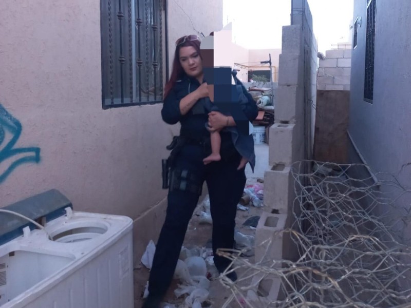 Rescatan a niñas que estaban solas y encerradas