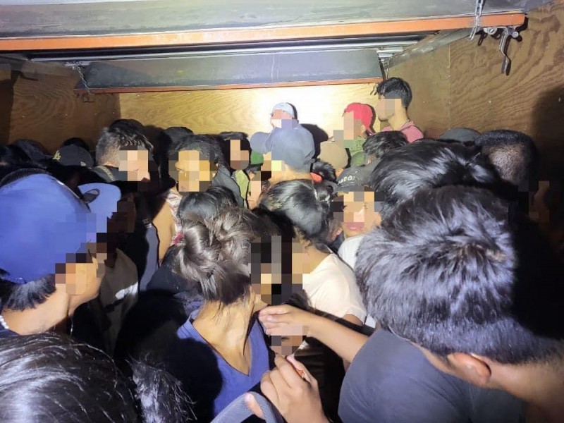 Rescatan en Sombrerete a 116 migrantes; 19 son menores