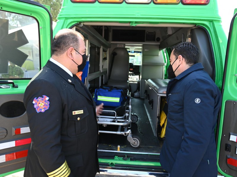 Rescate Zamora recibe dos nuevas ambulancias