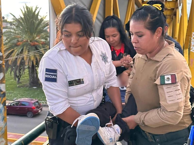Resguardan a menor tras situación de riesgo en Predio Canoas