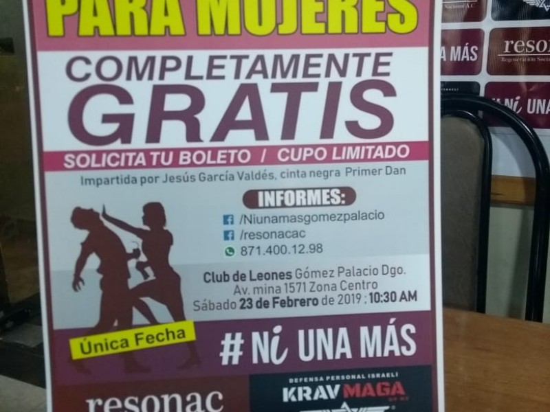 Se unen al movimiento #NiUnaMás con artes marciales