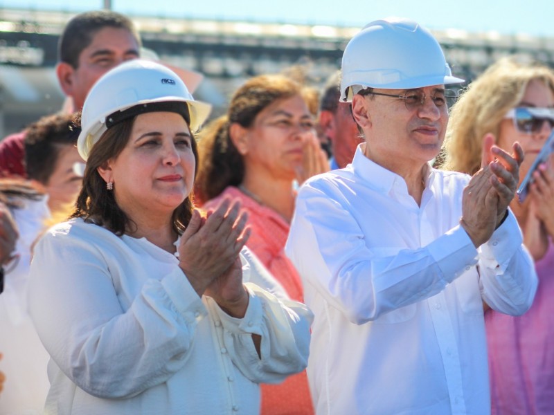 Respaldan autoridades obras de Guaymas