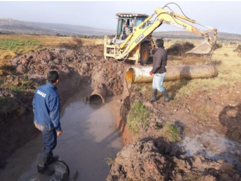 Restablecen servicio de agua en Guadalupe y Zacatecas