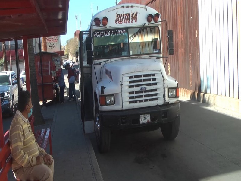 Restablecen servicio del transporte urbano en la frontera