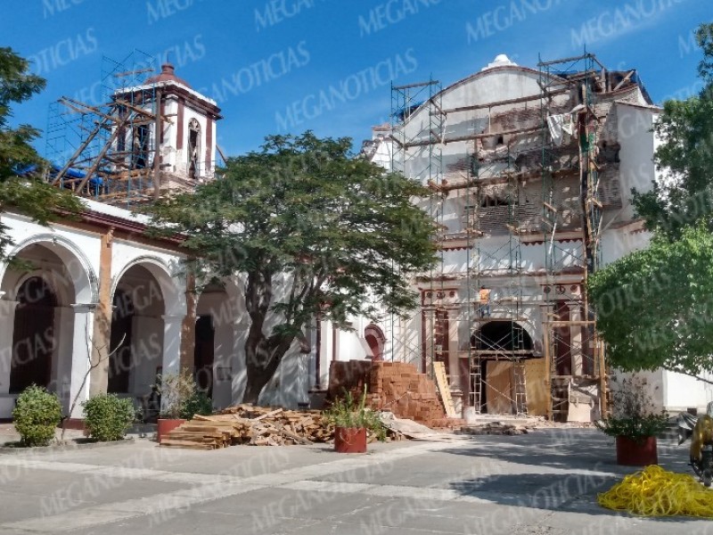 Restauración del templo de Santo Domingo al 50%