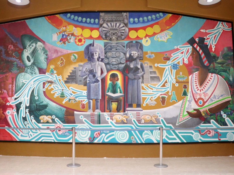 Restauran mural de Teodoro Cano en Tuxpan