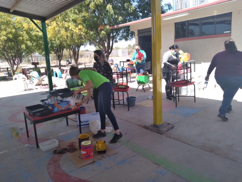 Restauran preescolar vandalizado