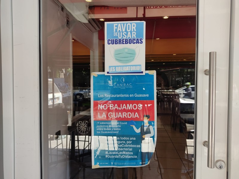 Restaurantes deben seguir utilizando el cubrebocas, exponen trabajadores en Guasave
