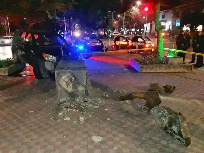 Restauraran Niño Héroe destruido en accidente en Gdl