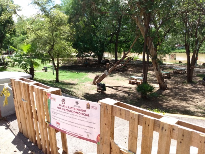 Restringen acceso a algunas zonas del Parque las Riberas