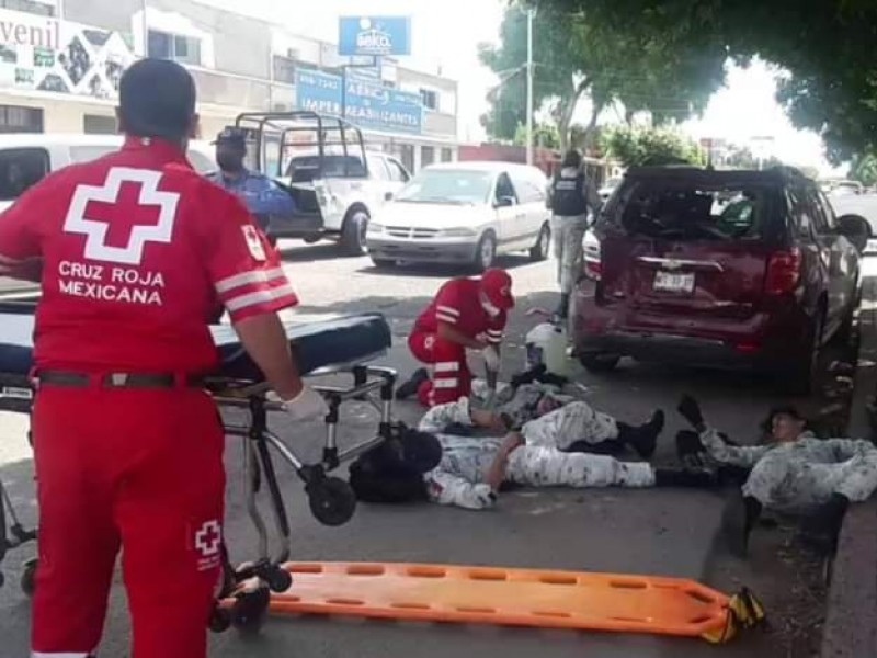 Resultaron lesionados 3 elementos de la GN tras impacto vehicular