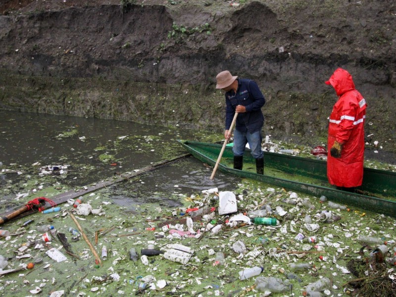 Retiran 154 toneladas de basura de caneles del Edomex