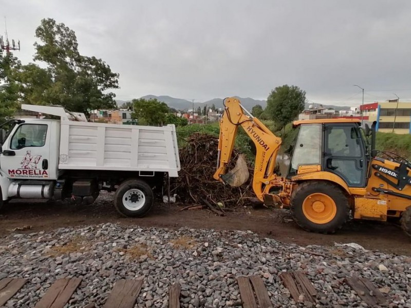 Retiran 19 toneladas de basura de ríos en Morelia
