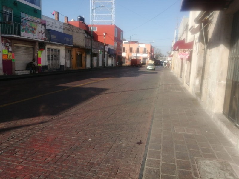 Retiran a comerciantes tolerados en espacios públicos de Morelia