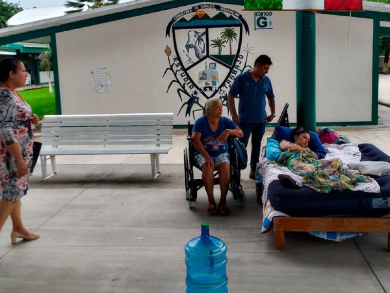 Retiran albergues en zonas afectadas tras sismo