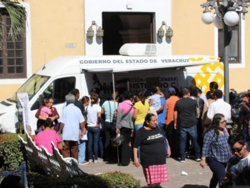 Retiran módulo del Registro Civil