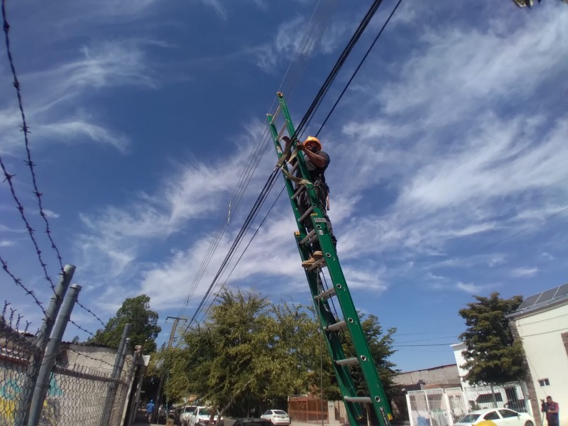 Retiran red coaxial en San Benito, Modelo y Ley 57