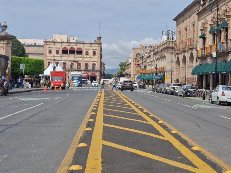Retiran vallas de Avenida Madero tras siete días de cierre preventivo