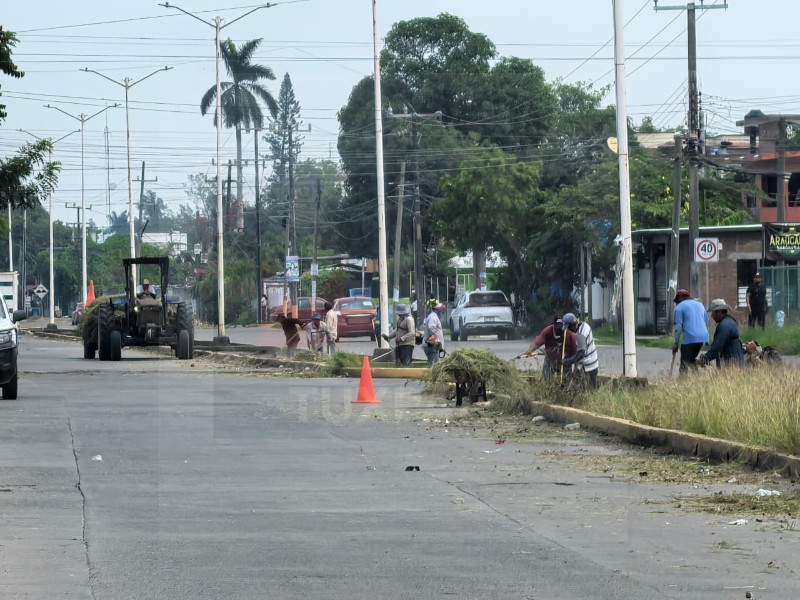 Retoman limpieza urbana y supervisión de obras en Tuxpan
