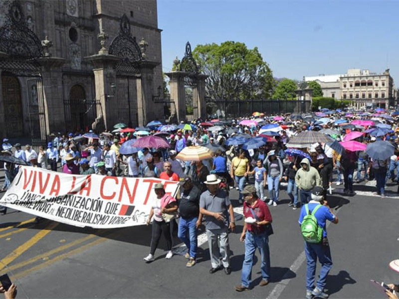 Retoman propuesta de regular marchas y plantones en Michoacán
