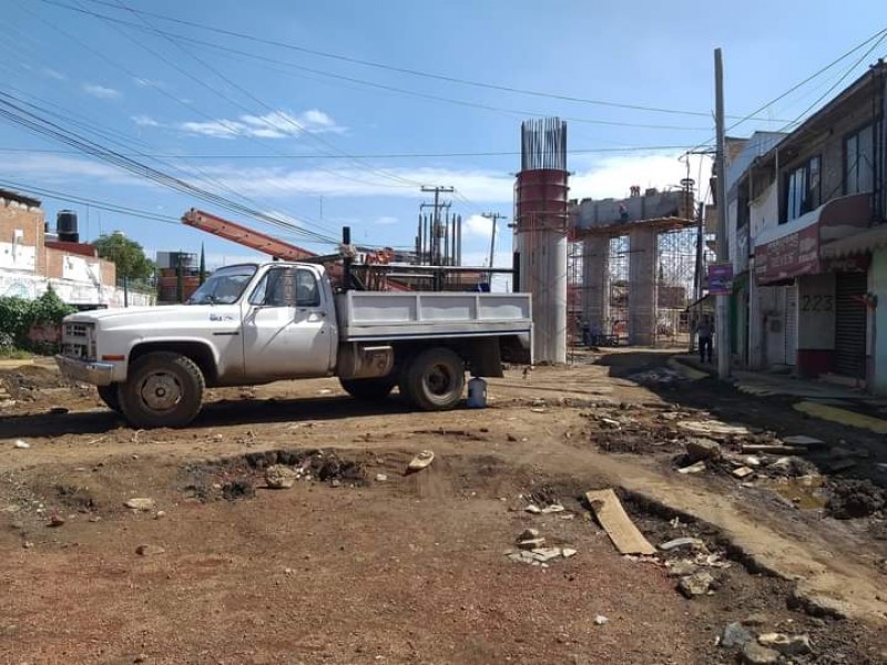 Retomarán obra en Siervo de la Nación este lunes