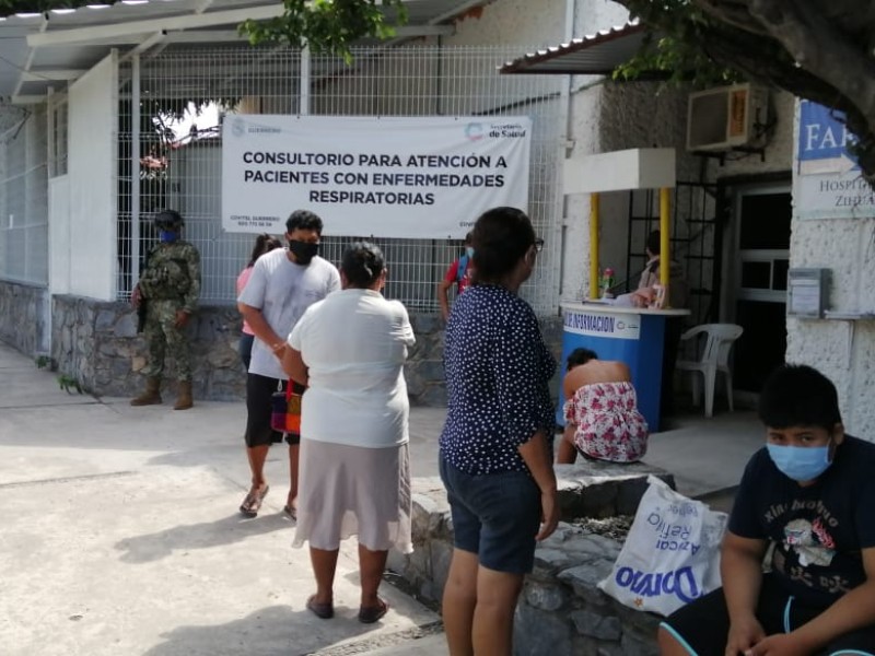 Reubican atención a pacientes con enfermedades respiratorias del Hospital General