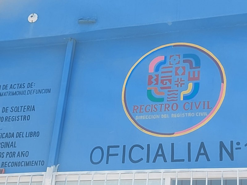 Reubican oficinas de registro civil en Salina Cruz