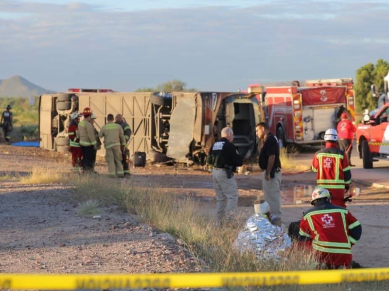 Revelan identidad de las víctimas del camionazo Tufesa; una es de Guasave