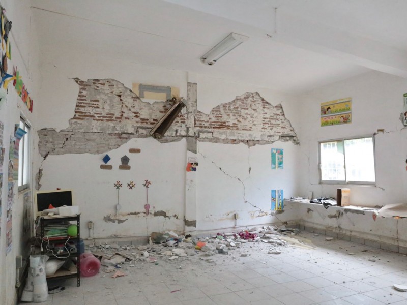 Revisa SCOP daños estructurales en escuelas tras sismo