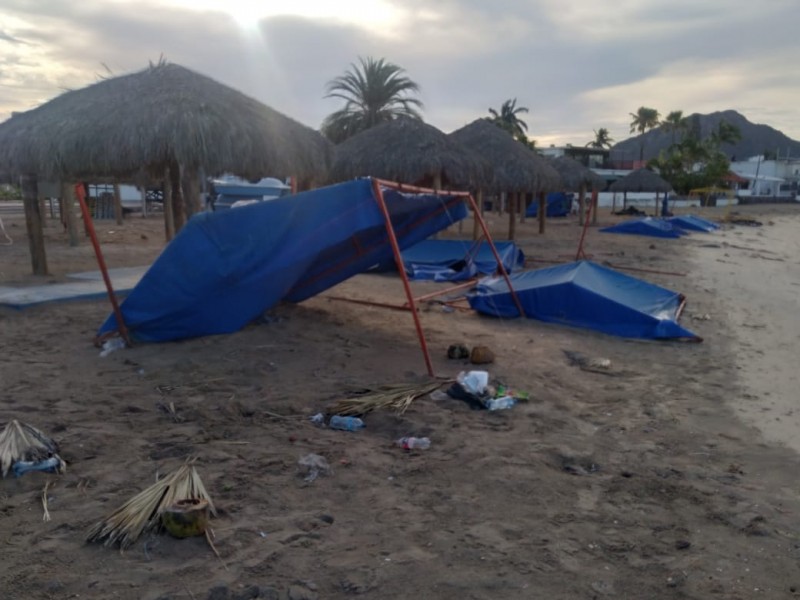 Revisan daños en Playa Miramar