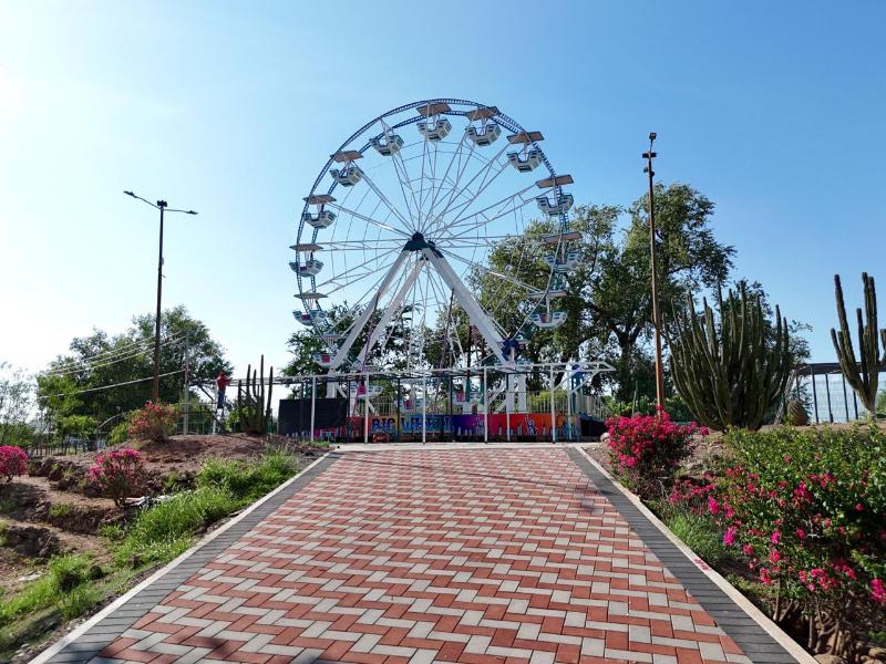 Revisan modernización del parque infantil en Obregón para la próxima apertura