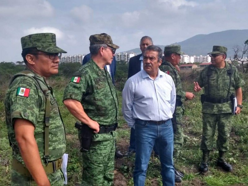 Revisan predio para Guardia Nacional en Morelia