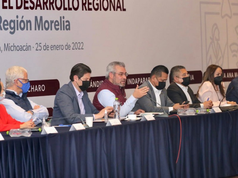 Revisan presupuesto para seguridad y obra pública de región Morelia