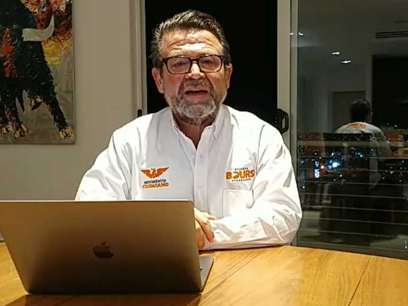 Ricardo Bours arranca campaña con mensaje a la media noche