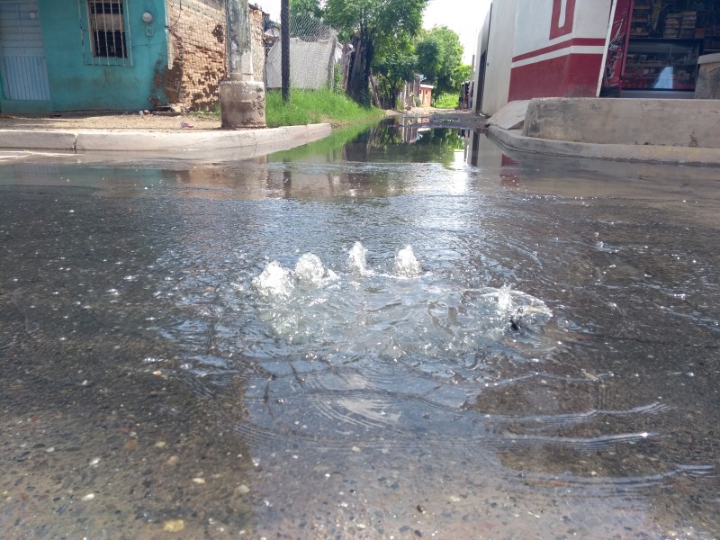 Riesgo de epidemias por aguas negras; callejón Brown