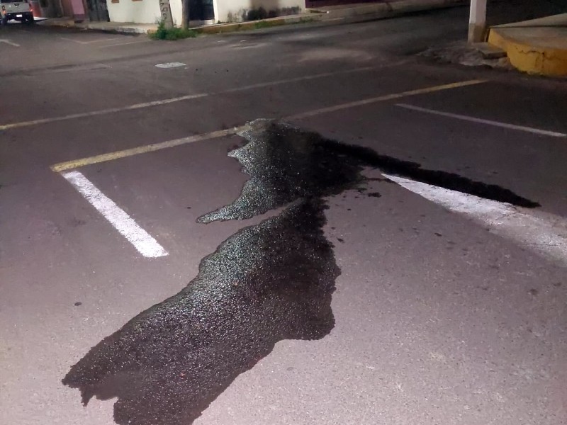 Riesgo de socavón por fuga de agua en la San Antonio