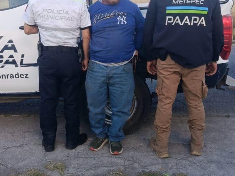 Riña en Metepec, deja una persona lesionada con arma de fuego.