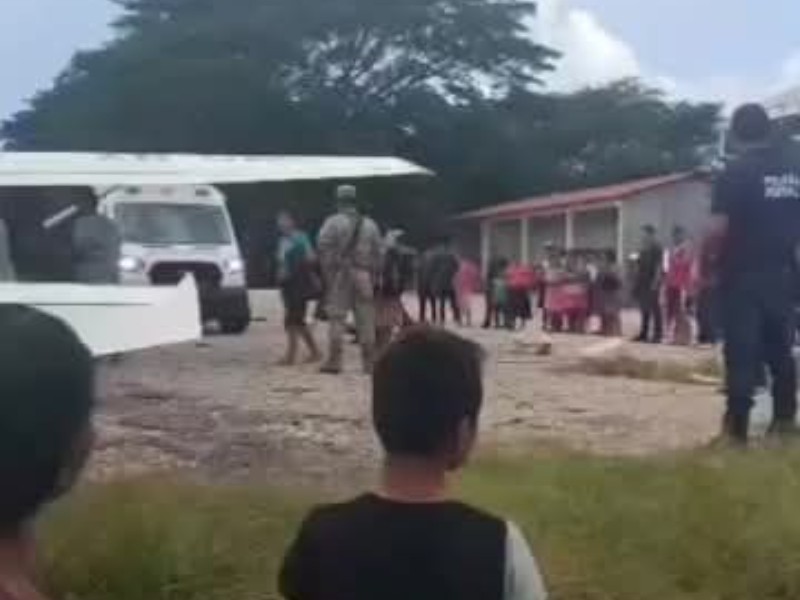 Riña familiar deja a una persona gravemente herida en Ocosingo