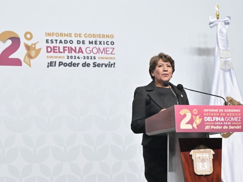 Rinde Delfina Gómez segundo informe de labores