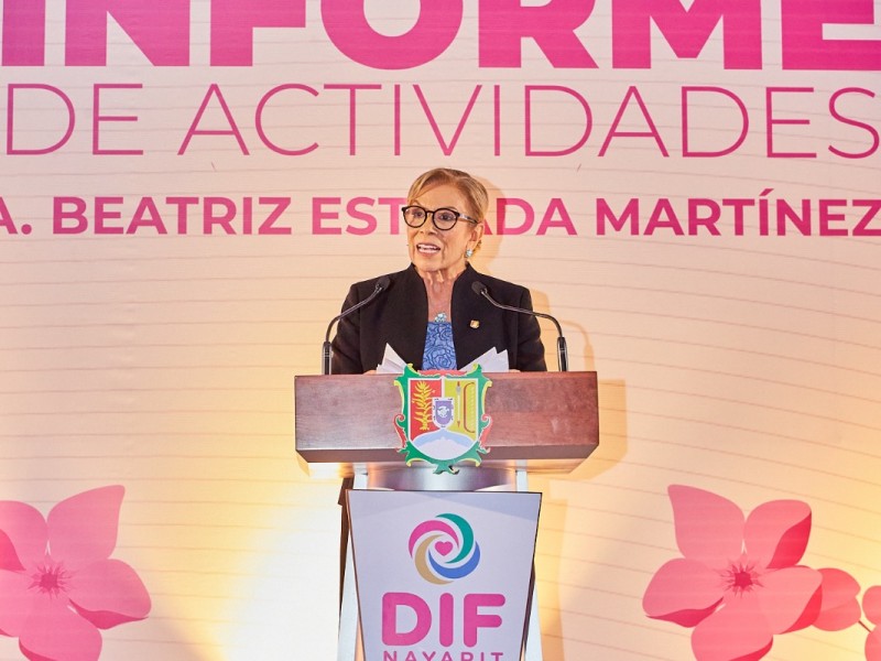 Rinde informe de actividades titular del DIF estatal