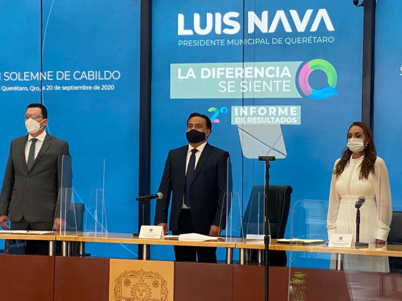 Rinde Luis Nava segundo informe de actividades