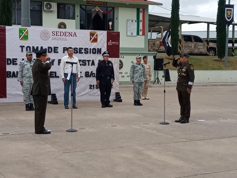 Rinde protesta nuevo comandante de batallón de fuerzas especiales