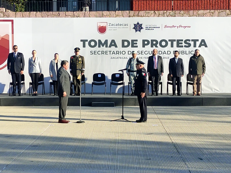 Rinde protesta nuevo Secretario de Seguridad