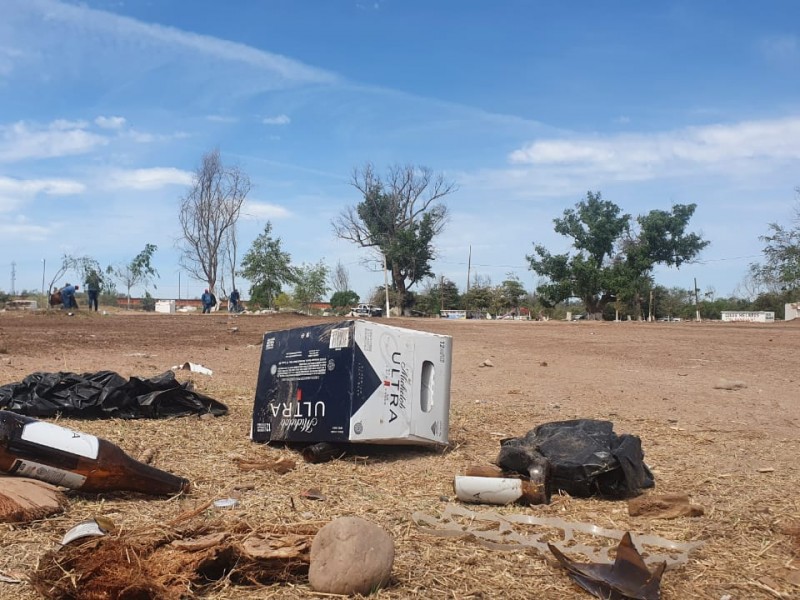 Río Mayo almacena hasta media tonelada de basura cada fin