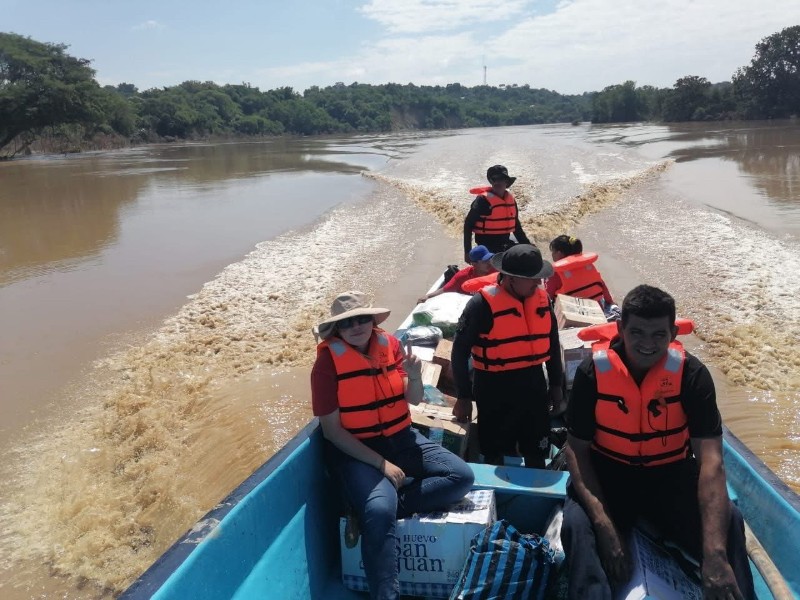 Río Pánuco por arriba de su nivel, piden acudir a refugios